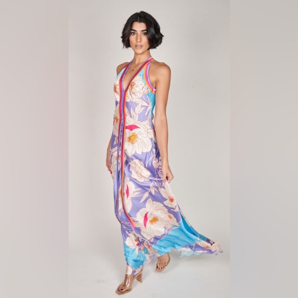 Trisha Paterson Silk dress Medium - Picture 2 of 10
